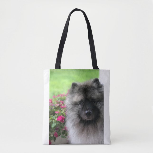 Keeshond--Kärlek! Tygkasse (Framsida)