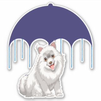 Keeshond Klistermärken