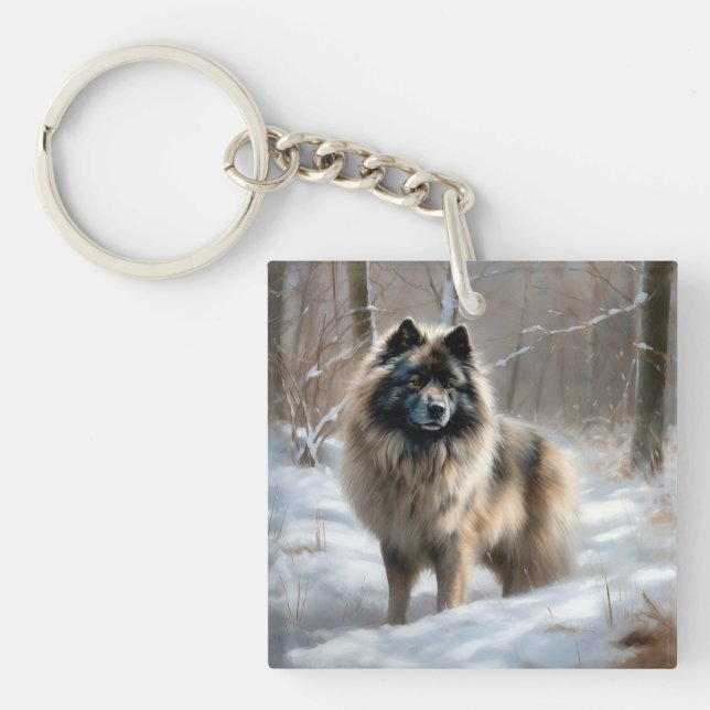 Keeshond Låt det snöa jul (Framsidan)