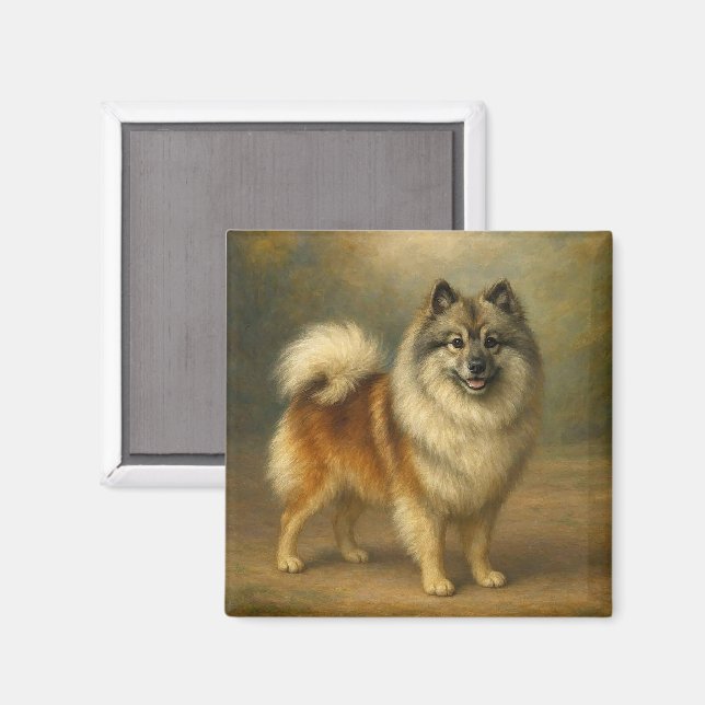 Keeshond Magnet (Front/Back)