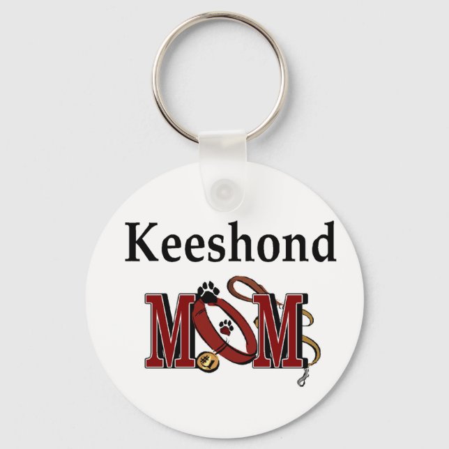 Keeshond MAMMA Gifts Nyckelring (Framsida)
