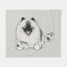 Keeshond med valpar | Cute Keesie Hund Family