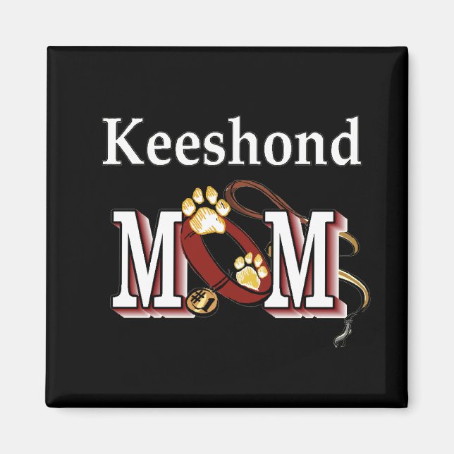 Keeshond MOM-presenter Magnet (Framsidan)