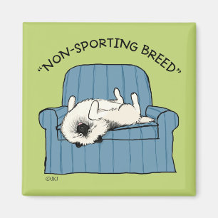 Keeshond "Non-Sport avel" humoristiska Keesie Magnet