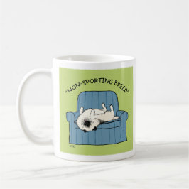 Keeshond "Non-Sport Breed" Humous Hund Kaffemugg