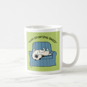 Keeshond "Non-Sport Breed" Humous Hund Kaffemugg