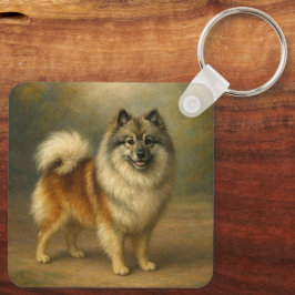 Keeshond Nyckelring