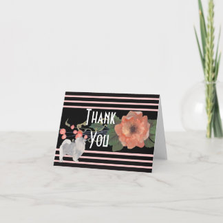 Keeshond on Melon Blommigt Tack