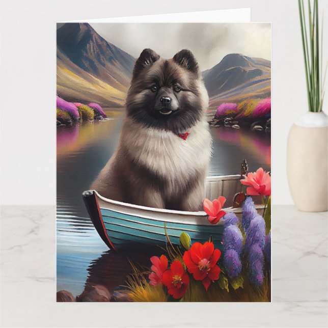 Keeshond på en Paddle: En kristen Äventyr Kort (Framsida)