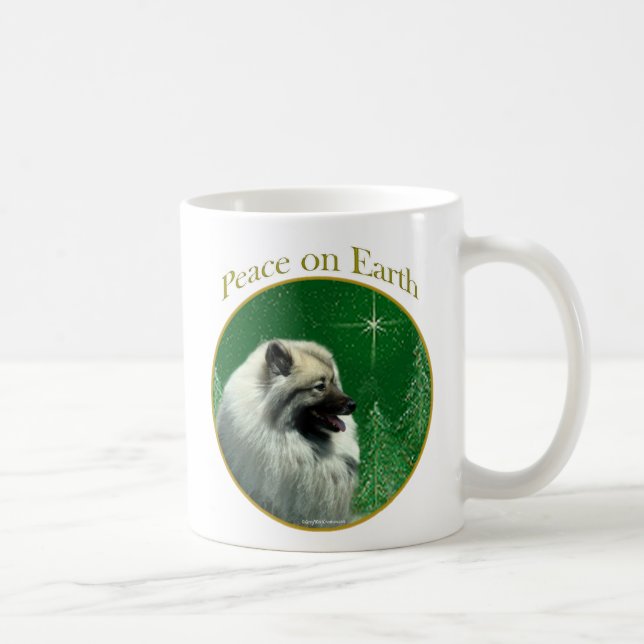 Keeshond Peace Kaffemugg (Höger)