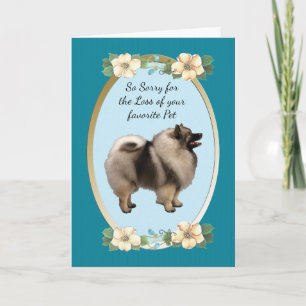 Keeshond, sympati eller husdjurförlust kort