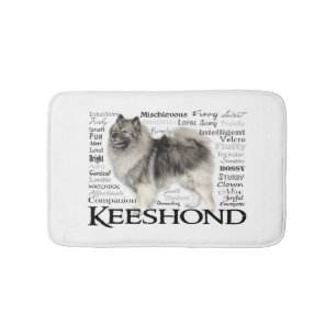 Keeshond Traits Bathmat Badrumsmatta
