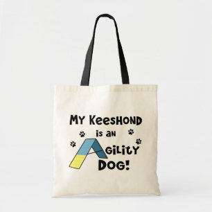 KeeshondAgilityhund Tygkasse