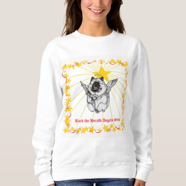 Keeshondjultröja Tee (Framsida)