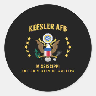 Keesler Afb Runt Klistermärke