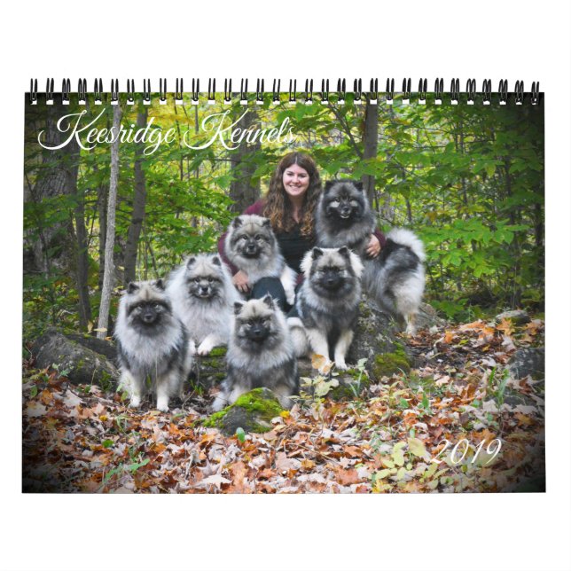 Keesridge Keeshondkalender 2019 Kalender (Omslag)