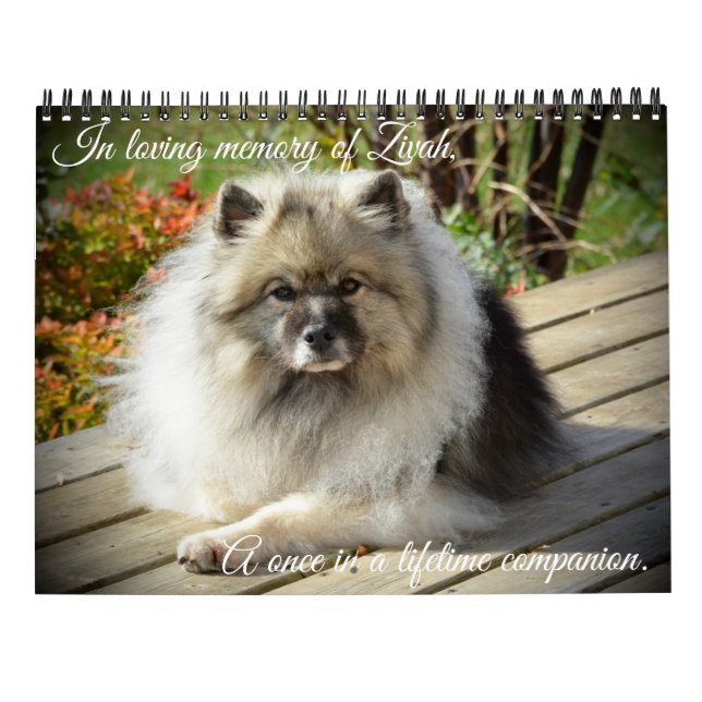 Keesridge Kennels 2021 Kalender (Baksida)
