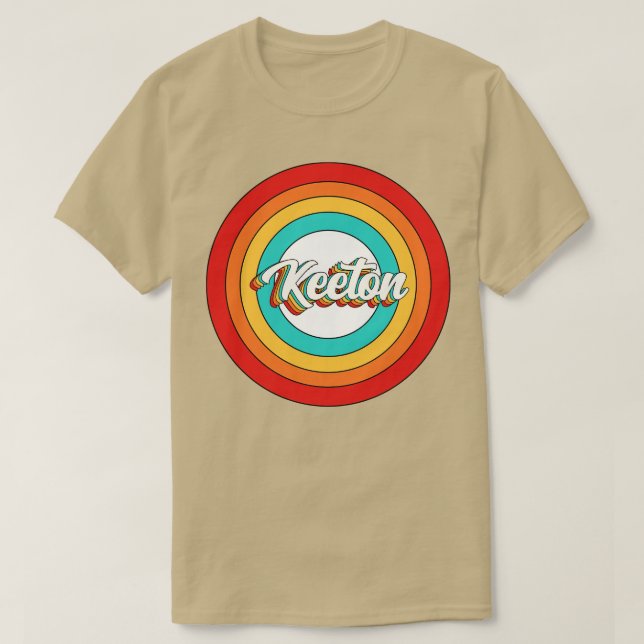 Keeton Namn Shirt Vintage Keeton Circle T (Design framsida)