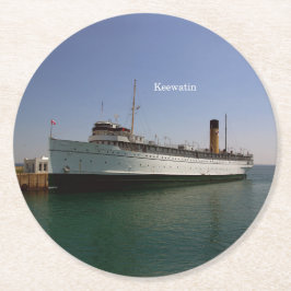 Keewatin papper underlägg rund