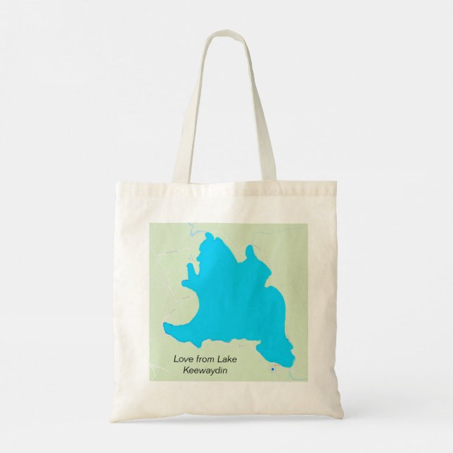 Keewaydin Chronicle Livsmedel Tote Bag Tygkasse (Baksida)