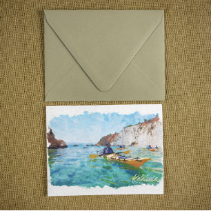 Kefalonia Greece Coastal View Vykort