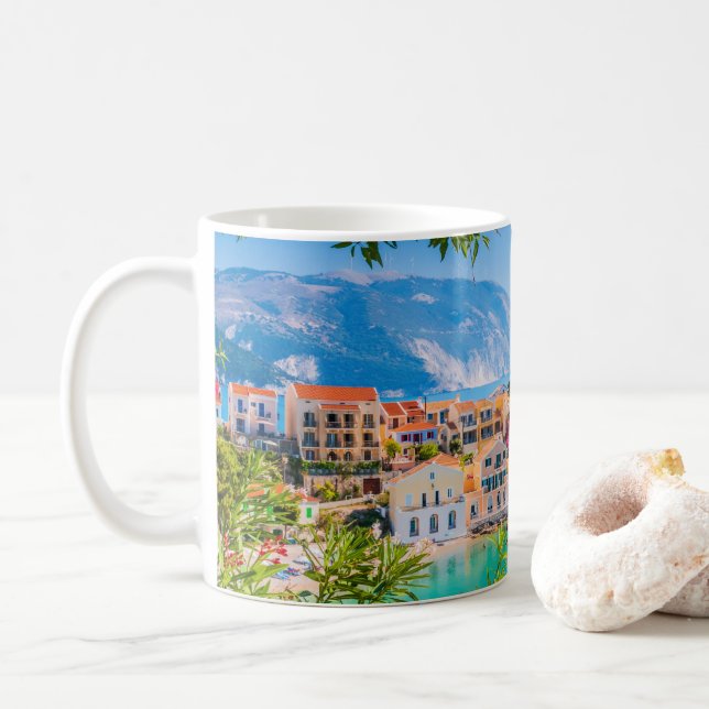 Kefalonia Greece  Kaffemugg (Med munk)
