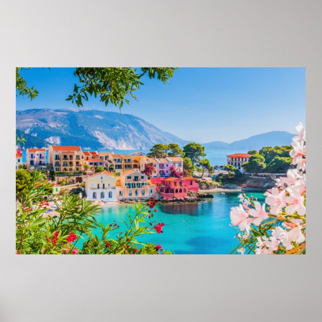 Kefalonia Greece Poster (Framsidan)