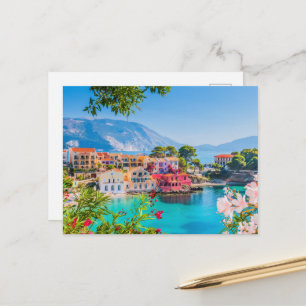Kefalonia, Grekland. Vykort