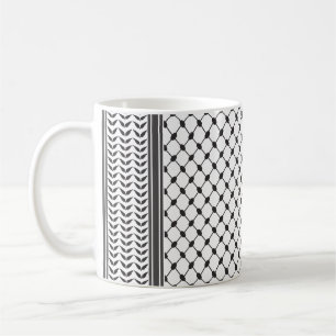 Keffiyeh Palestine Mönster Kaffemugg