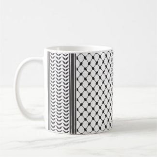 Keffiyeh Palestine Mönster Kaffemugg