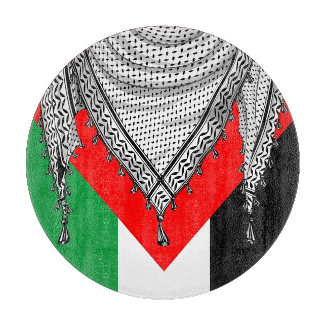 Keffiyeh Palestinian Scarf Traditional Fabric (Framsidan)