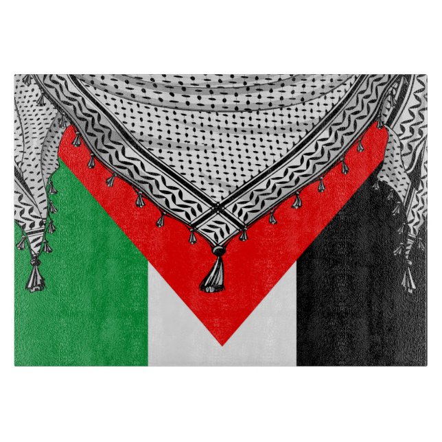 Keffiyeh Palestinian Scarf Traditional Fabric (Framsidan)