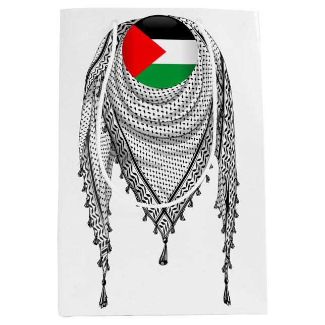 Keffiyeh Palestinian Scarf Traditional Fabric (Framsidan)