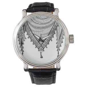 Keffiyeh Palestinian Scarf Traditional Fabric Armbandsur