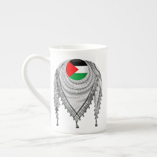 Keffiyeh Palestinian Scarf Traditional Fabric Benporslin Mugg