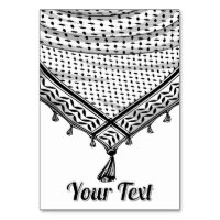 Keffiyeh Palestinian Scarf Traditional Fabric
