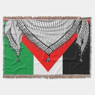 Keffiyeh Palestinian Scarf Traditional Fabric Filt