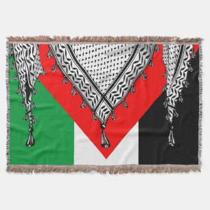Keffiyeh Palestinian Scarf Traditional Fabric Filt