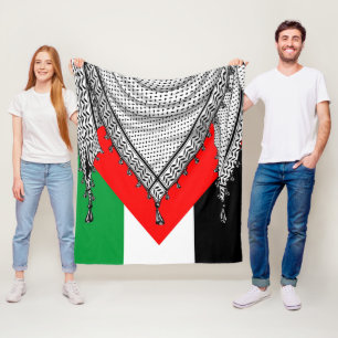 Keffiyeh Palestinian Scarf Traditional Fabric Fleecefilt