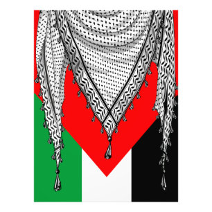 Keffiyeh Palestinian Scarf Traditional Fabric Fototryck