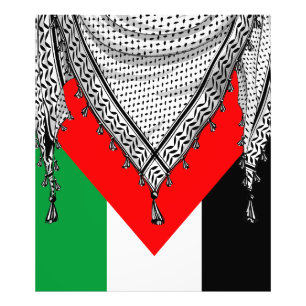 Keffiyeh Palestinian Scarf Traditional Fabric Fototryck