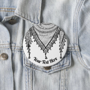 Keffiyeh Palestinian Scarf Traditional Fabric Knapp