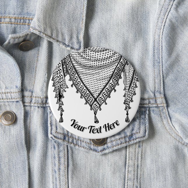 Keffiyeh Palestinian Scarf Traditional Fabric Knapp (In Situ)