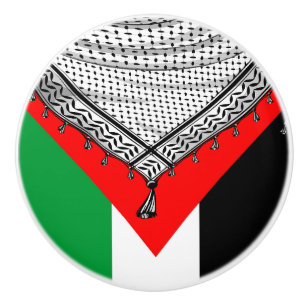Keffiyeh Palestinian Scarf Traditional Fabric Knopp