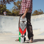 Keffiyeh Palestinian Scarf Traditional Fabric Mini Skateboard Bräda 18,5 Cm<br><div class="desc">Palestinska/arabiska Keffiyeh, svart och vit Scarf designad som om det vore inslaget runt nacke, inslag isolerat på vitt. Keffiyeh, som också kallas hatta, är en traditionell arabisk headress. Historiskt sett var det nomadiska grupper - eller beduiner - som bar den i det historiska Palestina. Den är vanligtvis tillverkad av bomull...</div>