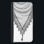 Keffiyeh Palestinian Scarf Traditional Fabric Plånboksfodral För Samsung Galaxy S5<br><div class="desc">Palestinska/arabiska Keffiyeh, svart och vit Scarf designad som om det vore inslaget runt nacke, inslag isolerat på vitt. Keffiyeh, som också kallas hatta, är en traditionell arabisk headress. Historiskt sett var det nomadiska grupper - eller beduiner - som bar den i det historiska Palestina. Den är vanligtvis tillverkad av bomull...</div>
