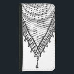 Keffiyeh Palestinian Scarf Traditional Fabric Plånboksfodral För Samsung Galaxy S5<br><div class="desc">Palestinska/arabiska Keffiyeh, svart och vit Scarf designad som om det vore inslaget runt nacke, inslag isolerat på vitt. Keffiyeh, som också kallas hatta, är en traditionell arabisk headress. Historiskt sett var det nomadiska grupper - eller beduiner - som bar den i det historiska Palestina. Den är vanligtvis tillverkad av bomull...</div>