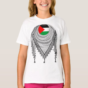 Keffiyeh Palestinian Scarf Traditional Fabric T Shirt