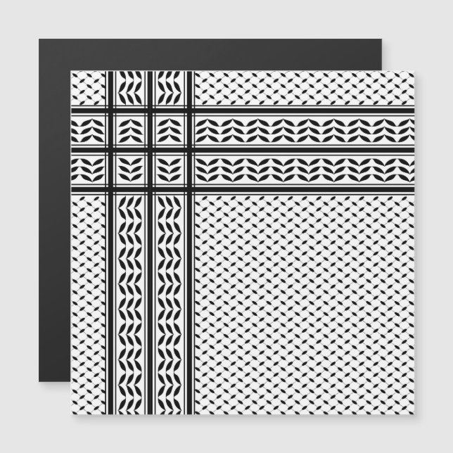 Keffiyeh Symbol för Palestinas motståndsrörelse Mö (Fram/baksida)