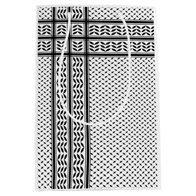 Keffiyeh Symbol för Palestinas motståndsrörelse Mö (Framsidan)